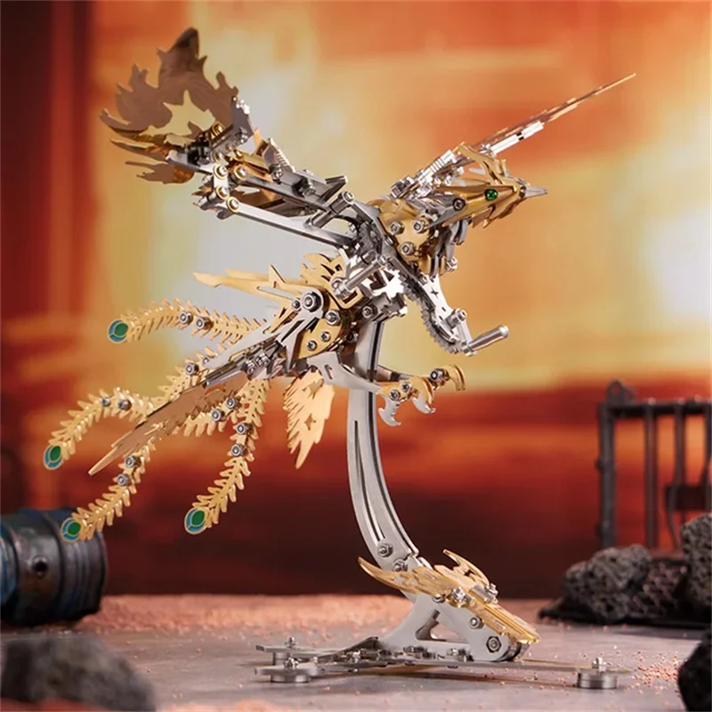 Model Kit Unicorn - DIY mechanische Phoenix metalen modelbouwpakket montagespeelgoed