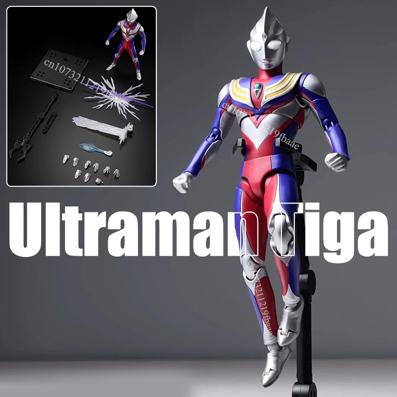 Model Kit Ultraman Tiga - Originele Blokees Ultraman Tiga Action Figure