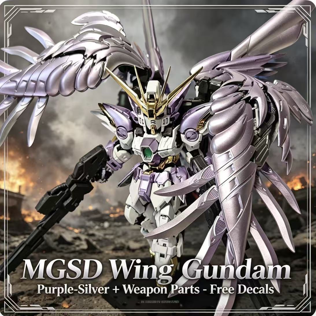 Model Kit Zeus - Model Mgsd Wing Paars Zilver Xxxg-00ysw