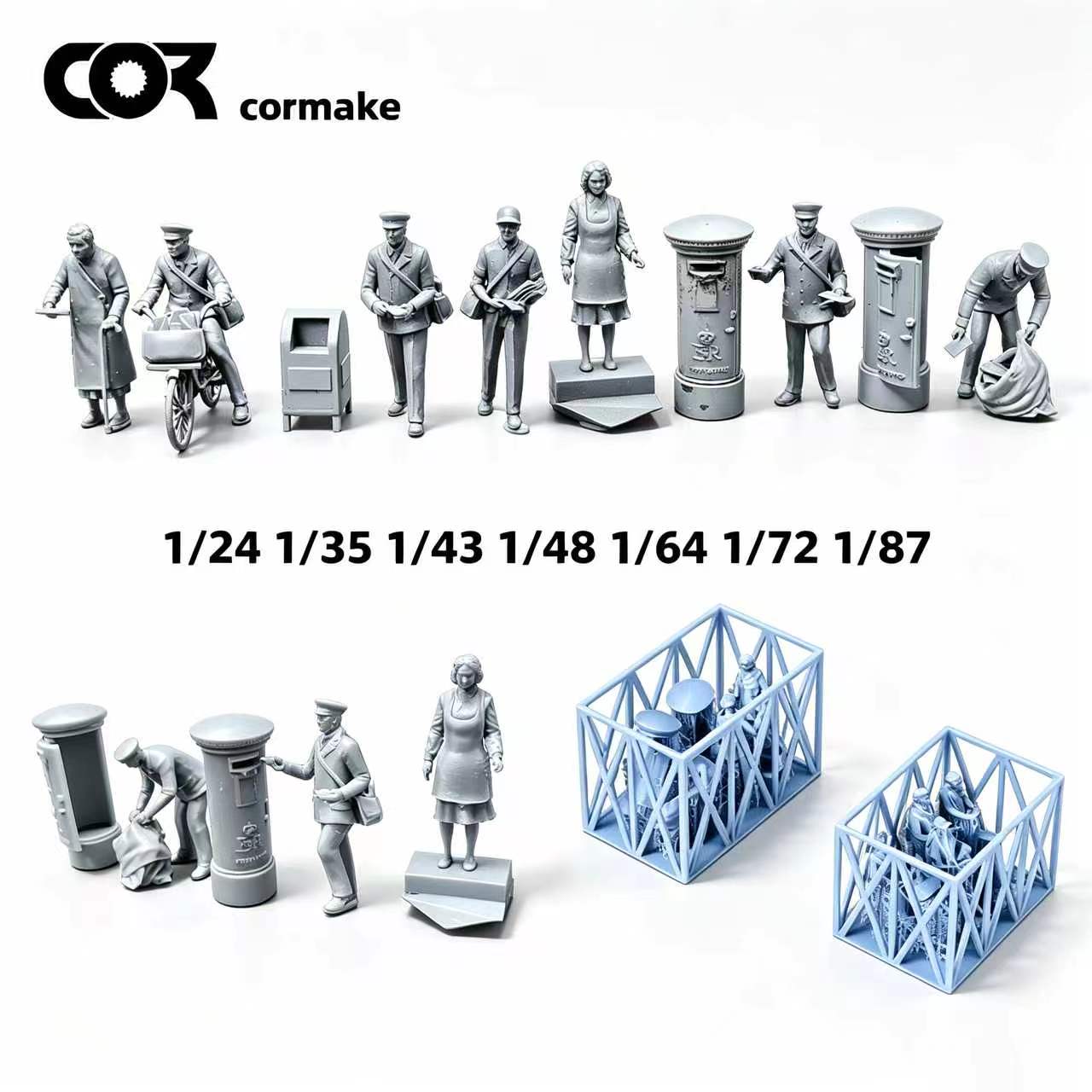 Model Kit Gunpla - 1/35-1/87 HO Miniatuur Schaalmodel Kit Soldaten