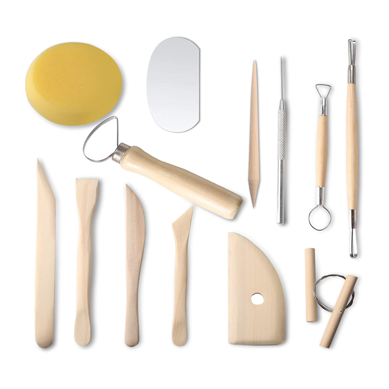 Model Kit Tools - 13-delige keramiek klei modelleer gereedschapset, dubbelzijdige