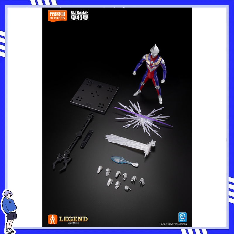 Model Kit Ultraman Tiga - Nieuwe Blokees Legendarische Editie Ultraman Tiga