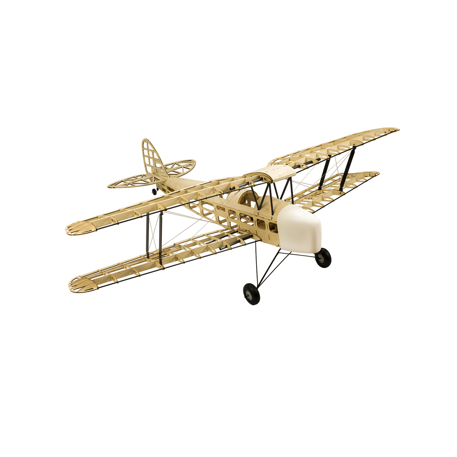 Model Kit Simulator - RC-vliegtuigen Lasergesneden balsahouten vliegtuigkit Nieuw TigerMoth