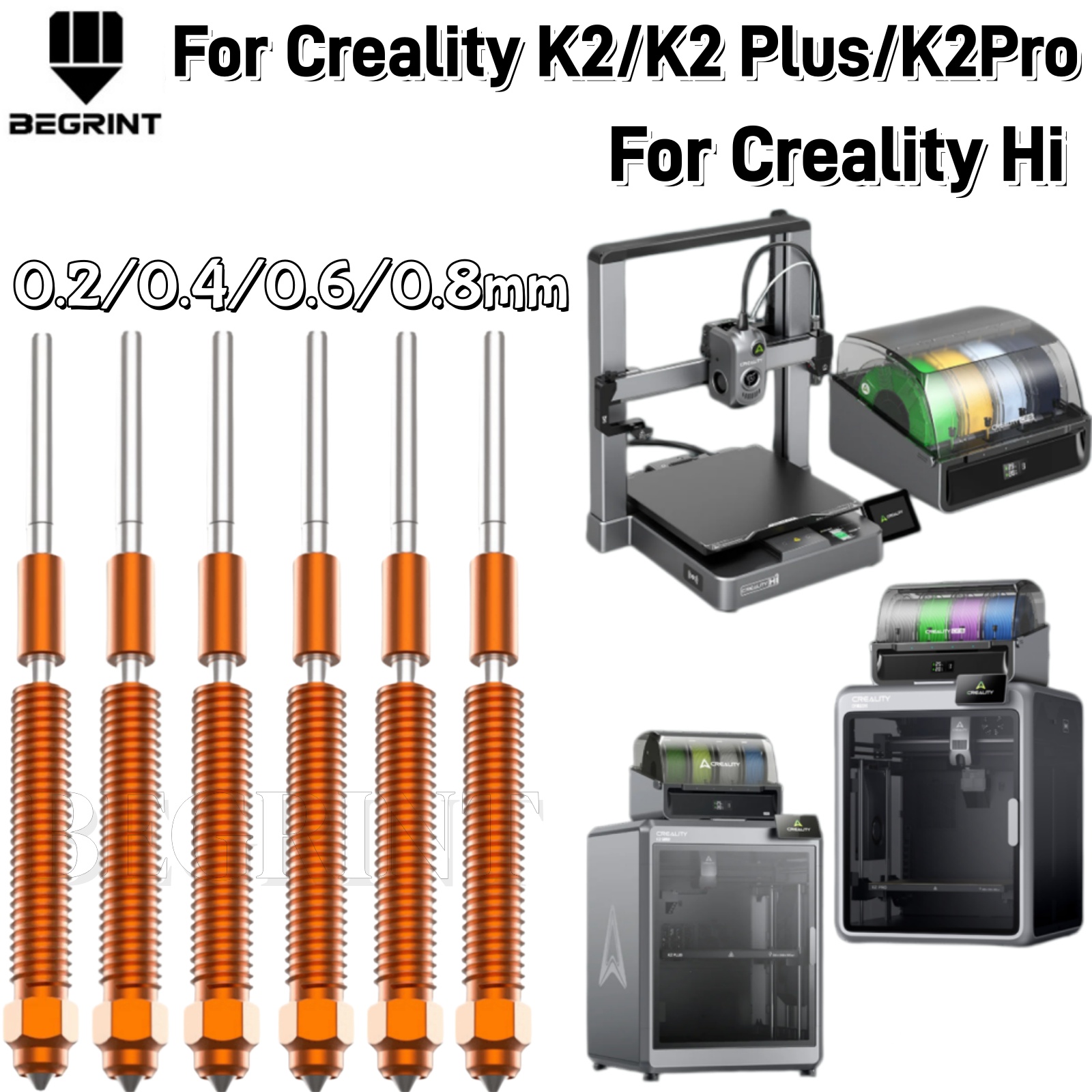 Model Kit Unicorn - Voor Creality K2/K2 Plus/K2 Pro Verbeterde
