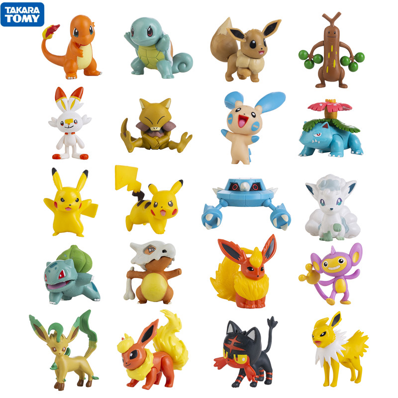 Model Kit Eevee - Nieuwe 3-8 CM Pokemon Hot Cartoons