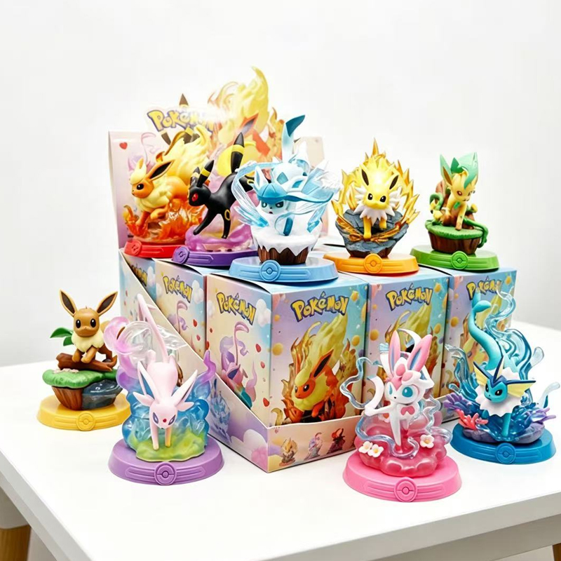 Model Kit Pokemon - 8 stijl Pokémon Action Doll Pikachu