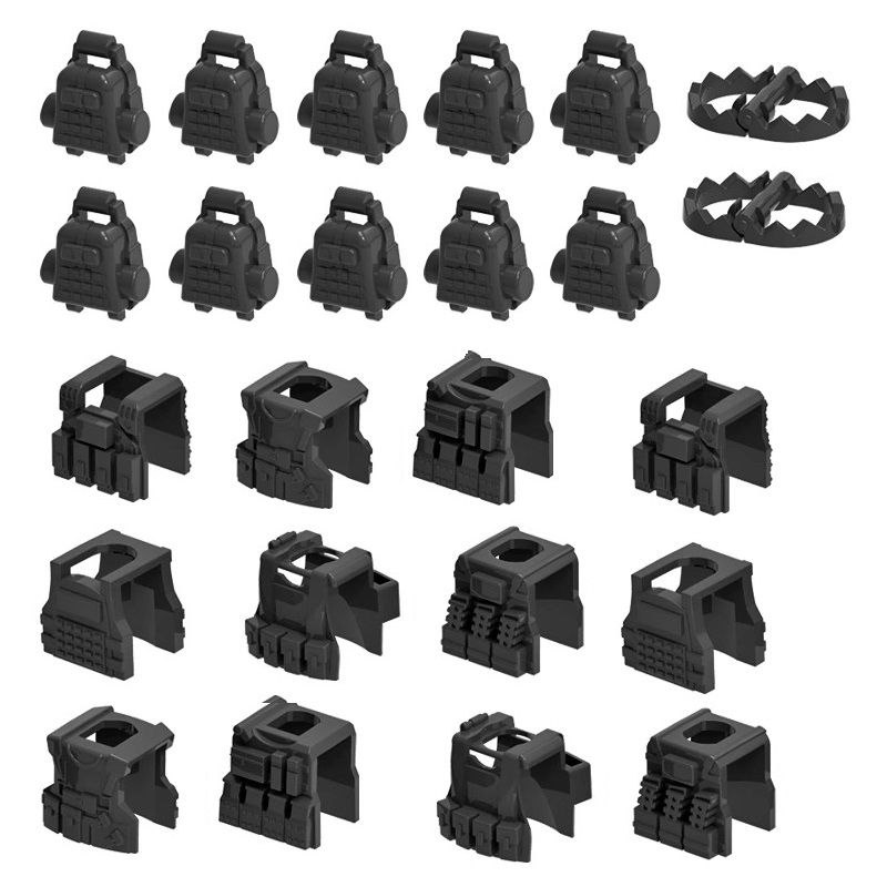 Model Kit Gunpla - MOC Militaire Armor Tactisch Vest Sest