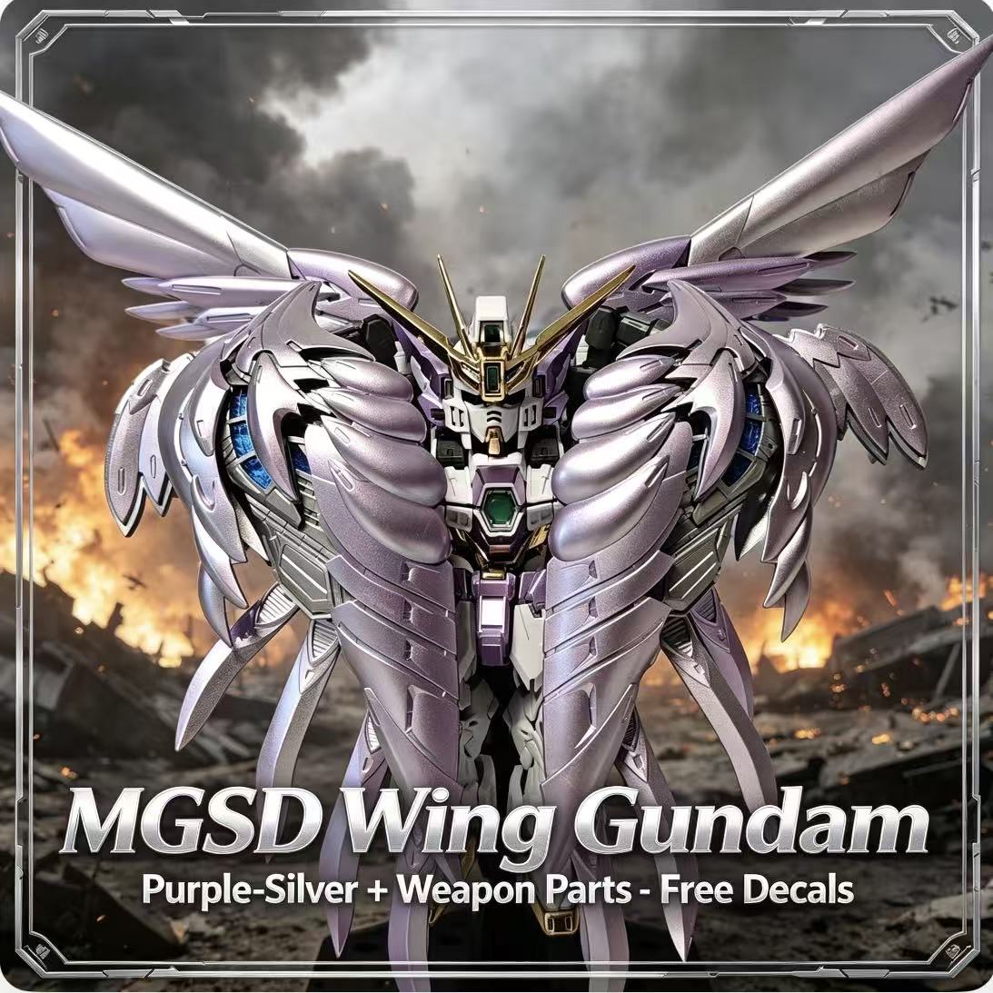 Model Mgsd Wing Paars Zilver X - Model Kit Zeus recensie en prijs