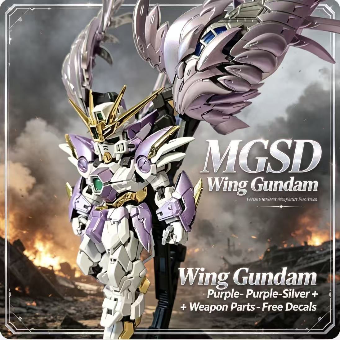 Model Mgsd Wing Paars Zilver X - Model Kit Zeus recensie en prijs