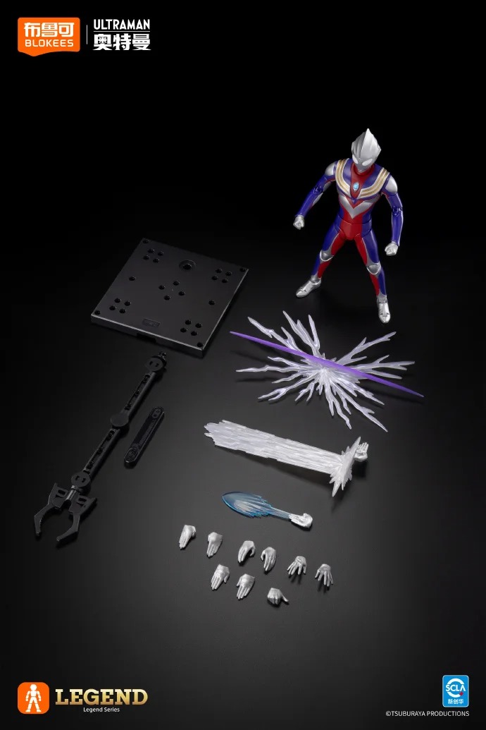 Nieuwe Blokees Legendarische E - Model Kit Ultraman Tiga recensie en prijs