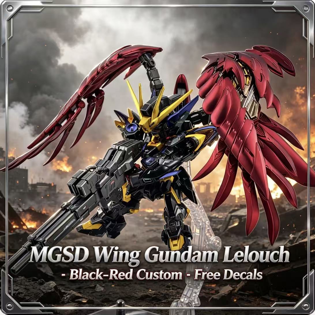 MGSD Wing Lelouch Kleurenschem - Model Kit Eighty Six recensie en prijs