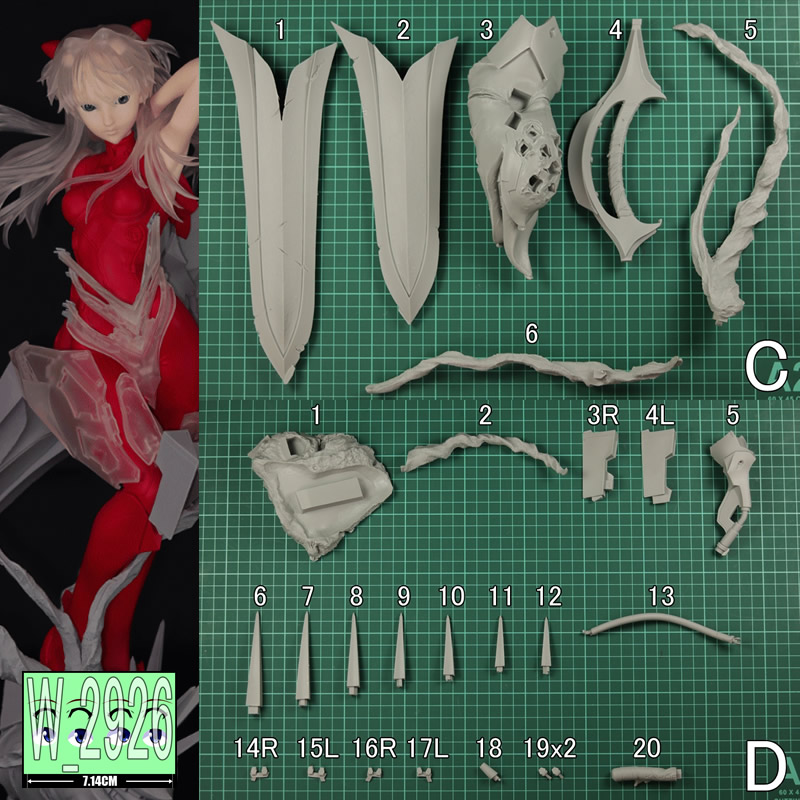 1/4 Asuka Langley Evangelion O - Model Kit Evangelion Bandai recensie en prijs