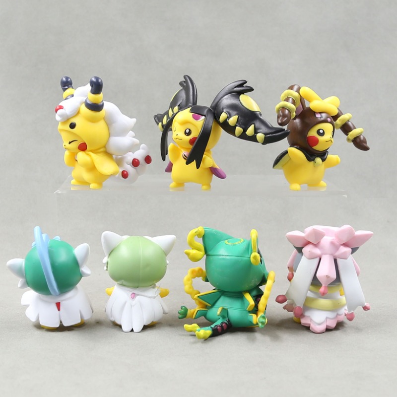 7 stks/set Pokemon Pikachu Bee - Model Kit Eevee recensie en prijs