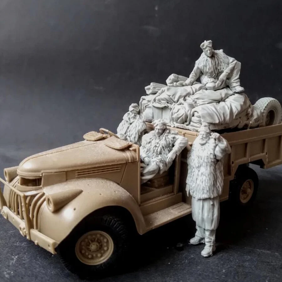 1/35 Hars Figuur Model Kit 2 B - Model Kit Cangdao recensie en prijs
